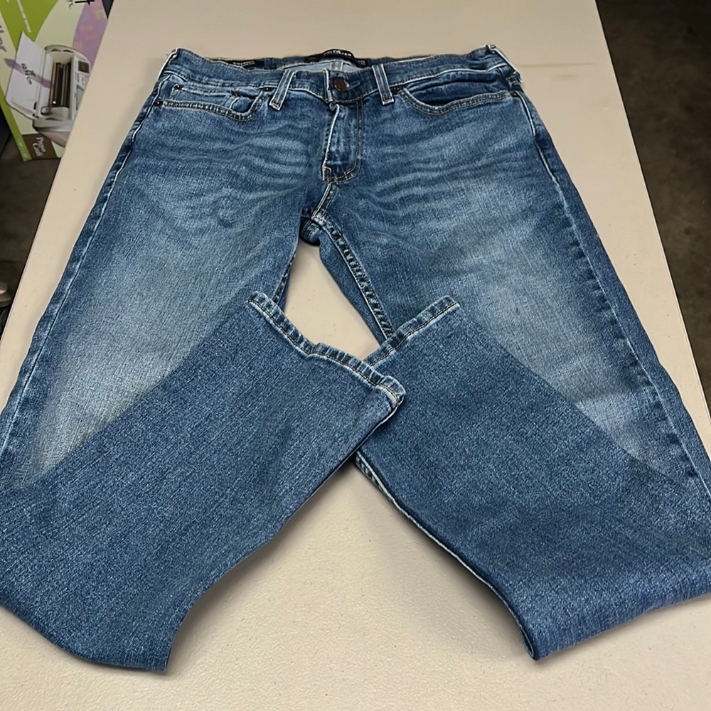 Mens Hollister Slim Straight Flex  Jeans